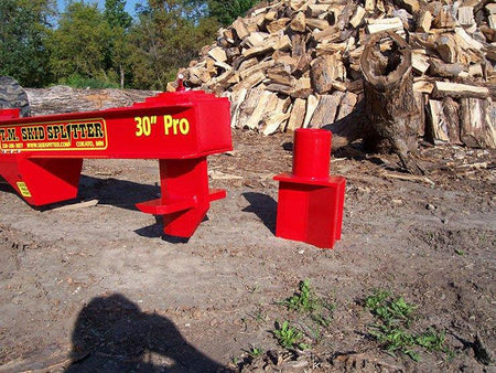 TM Manufacturing Pro 2 SkidSplitter | Patented 3-Wedge System, Universal Skid Steer Mount, USA-Made - Log Bear Works