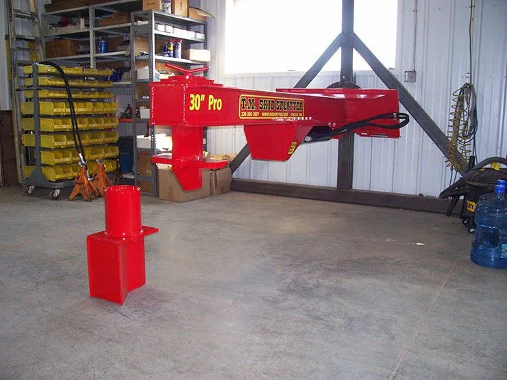 TM Manufacturing Pro 2 SkidSplitter | Patented 3-Wedge System, Universal Skid Steer Mount, USA-Made - Log Bear Works
