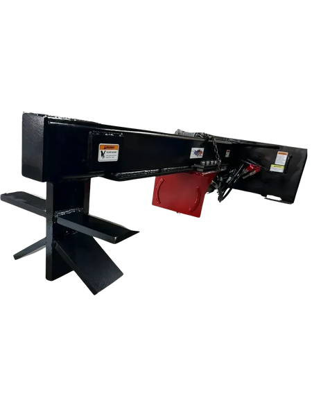 Ram Splitters SSUD30-6 Skid Steer Log Splitter | 30-Ton Upside-Down Splitter with 6-Way Wedge - Log Bear Works