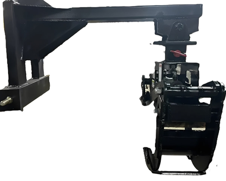 Ram Splitters 3-Point Log Grapple | 55-Inch Opening, 2000 LB Lift Capacity, Cat 1-2-3 Tractor Hitch - Log Bear Works