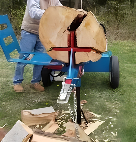 Ram Splitters H34 Commercial Log Splitter | 34-Ton, 16HP DuroMax Electric Start, 40-Inch Log Diameter - Log Bear Works