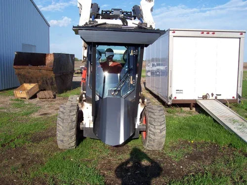 TM Manufacturing Spade Blade Skid Steer Attachment | 5-Foot Excavating Blade, Stumps & Rocks, USA-Made - Log Bear Works