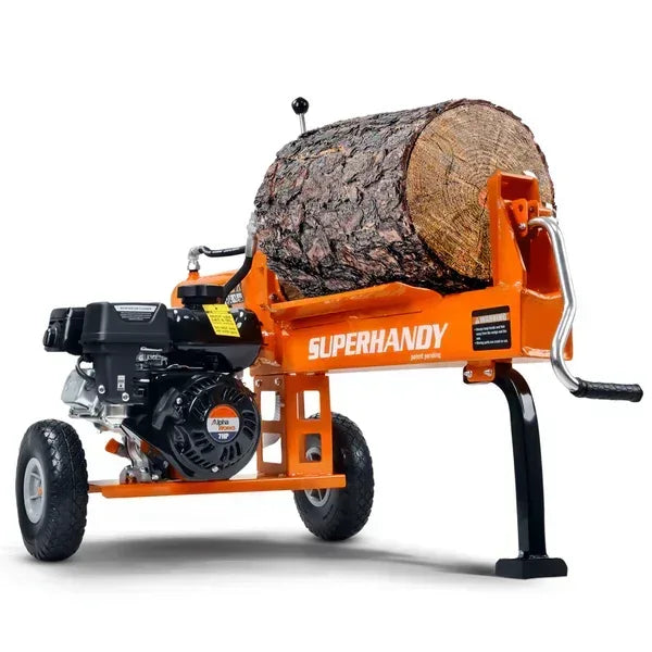 SuperHandy 20-Ton Gas Log Splitter | 7HP 209CC Engine, 20-Inch Max Log Length, 7.5-Second Cycle - Log Bear Works