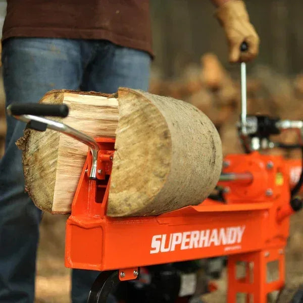 SuperHandy 20-Ton Gas Log Splitter | 7HP 209CC Engine, 20-Inch Max Log Length, 7.5-Second Cycle - Log Bear Works