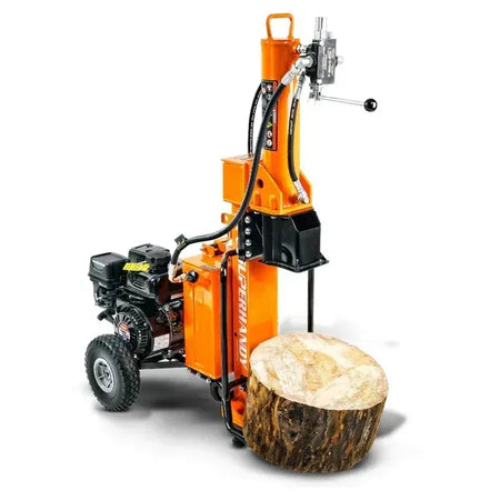 SuperHandy 25-Ton Gas Log Splitter | 7HP 209CC Engine, 24-Inch Log Diameter, Vertical & Horizontal Operation - Log Bear Works