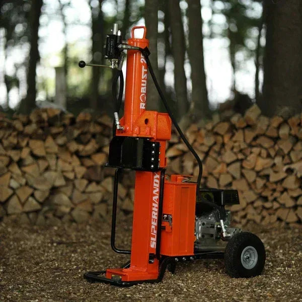 SuperHandy 25-Ton Gas Log Splitter | 7HP 209CC Engine, 24-Inch Log Diameter, Vertical & Horizontal Operation - Log Bear Works