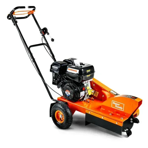 SuperHandy Compact Stump Grinder Pro | 9HP Gas Engine, 13-Inch Cutting Blade, 6 Hardened Alloy Teeth - Log Bear Works