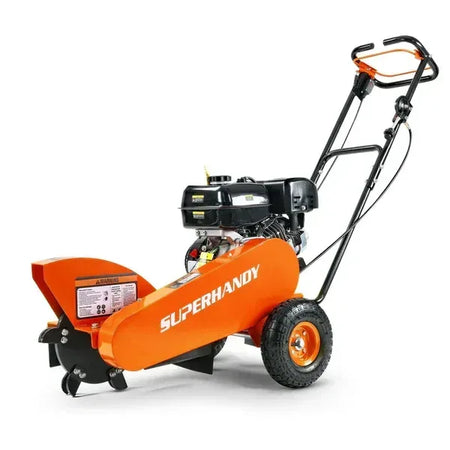 SuperHandy Compact Stump Grinder Pro | 9HP Gas Engine, 13-Inch Cutting Blade, 6 Hardened Alloy Teeth - Log Bear Works