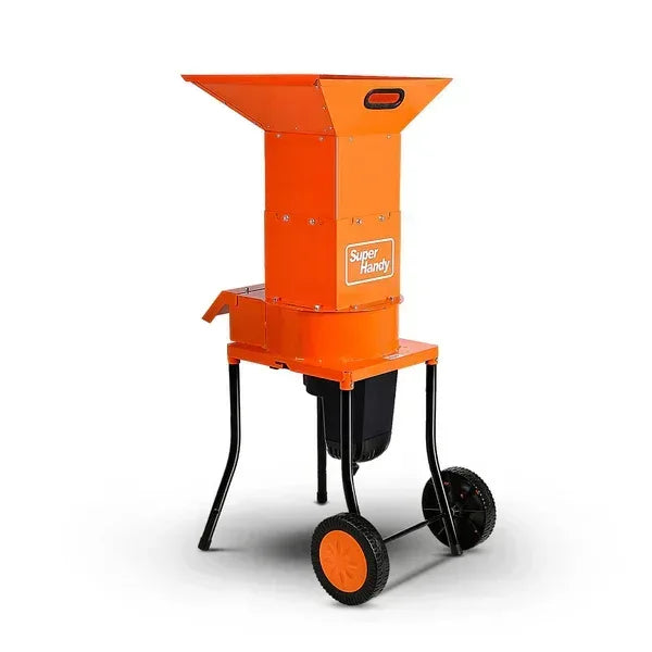 SuperHandy Electric Leaf Mulcher | 120V Corded, 1800W Motor, 11-Inch Blades, 17:1 Mulch Ratio - Log Bear Works
