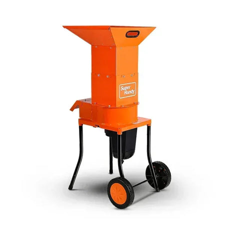 SuperHandy Electric Leaf Mulcher | 120V Corded, 1800W Motor, 11-Inch Blades, 17:1 Mulch Ratio - Log Bear Works