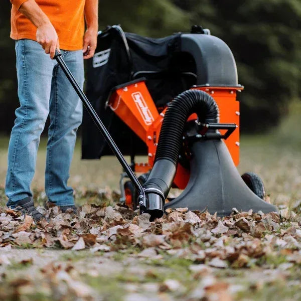 SuperHandy Leaf Vacuum & Wood Chipper | 7HP Gas Engine, 10:1 Mulch Ratio, 2-Inch Branch Capacity - Log Bear Works