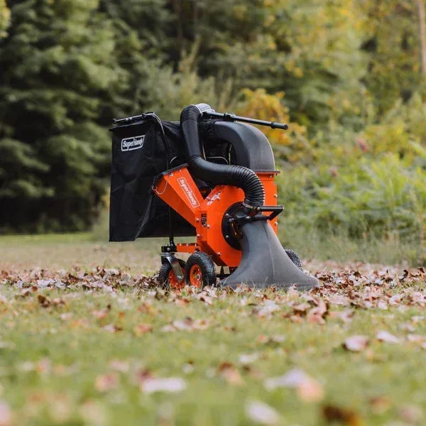 SuperHandy Leaf Vacuum & Wood Chipper | 7HP Gas Engine, 10:1 Mulch Ratio, 2-Inch Branch Capacity - Log Bear Works