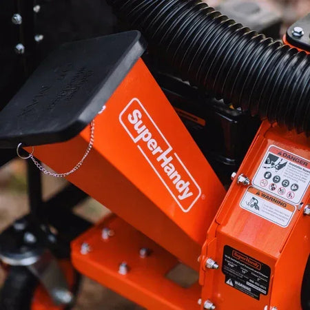 SuperHandy Leaf Vacuum & Wood Chipper | 7HP Gas Engine, 10:1 Mulch Ratio, 2-Inch Branch Capacity - Log Bear Works