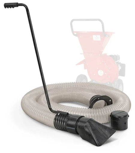 SuperHandy Wood Chipper Shredder Mulcher Leaf Vacuum Kit 4 Inch x 10 Foot Heavy Duty Accessory - Log Bear Works