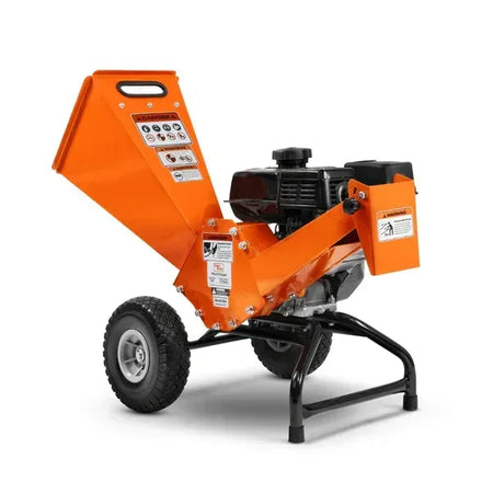 SuperHandy Wood Chipper Compact | 7HP Gas Engine, 3-Inch Branch Capacity, 15:1 Mulch Ratio - Log Bear Works
