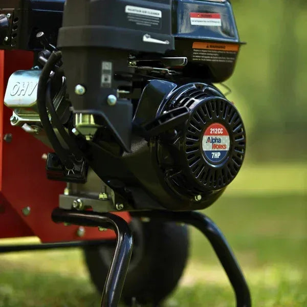 SuperHandy Wood Chipper Mini | 7HP Gas Engine, 3-Inch Branch Capacity, Compact & Lightweight - Log Bear Works