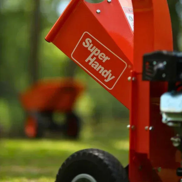 SuperHandy Wood Chipper Mini | 7HP Gas Engine, 3-Inch Branch Capacity, Compact & Lightweight - Log Bear Works