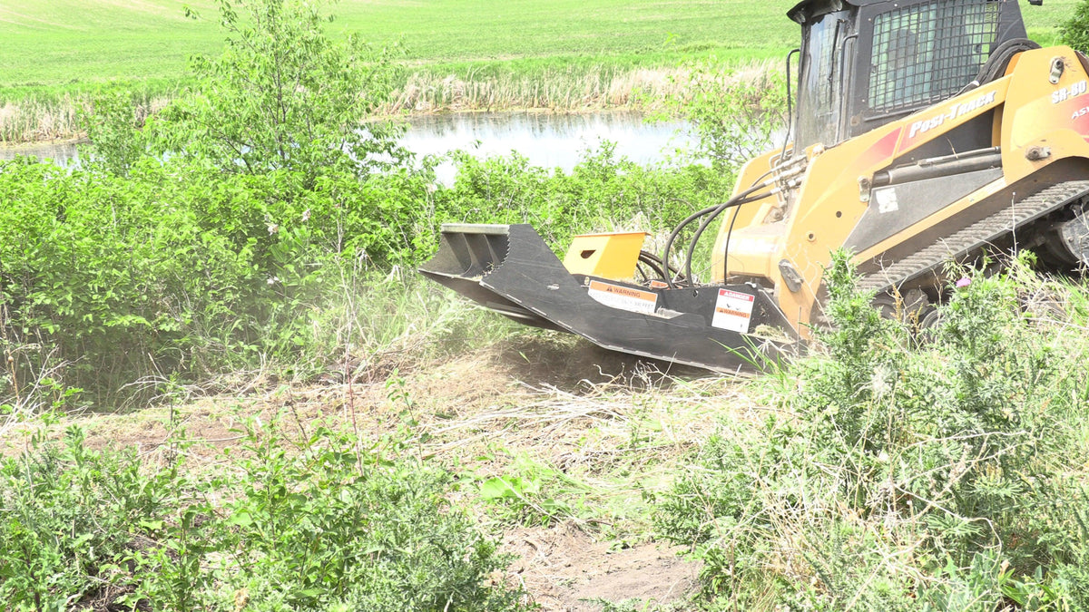 Quick Attach The Mega Mower X - Standard Flow Brush Cutter - Log Bear Works