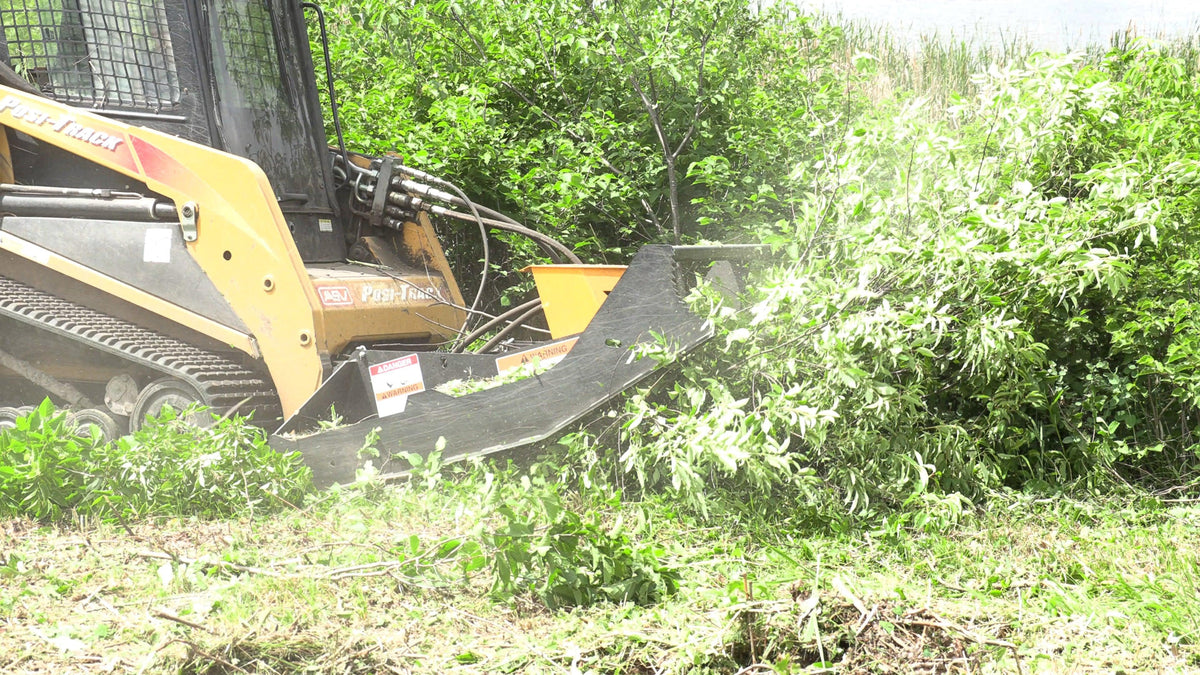 Quick Attach The Mega Mower X - Standard Flow Brush Cutter - Log Bear Works