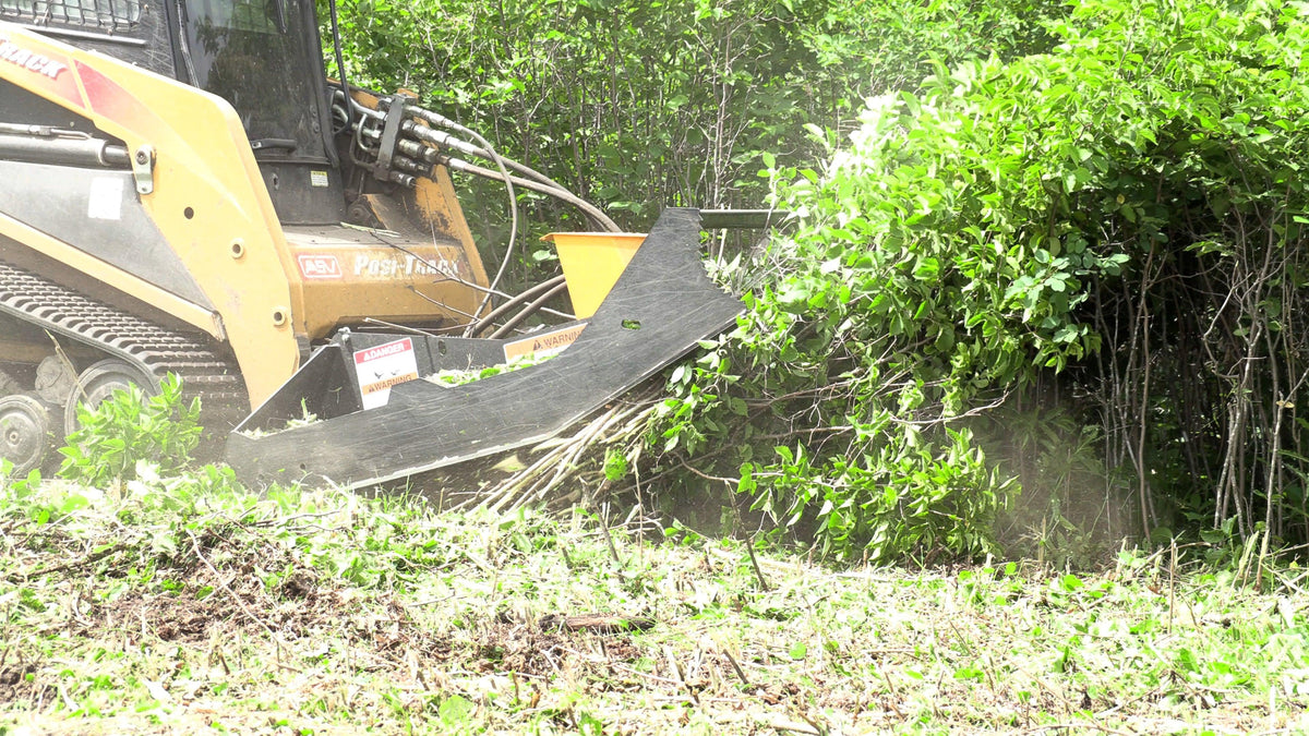 Quick Attach The Mega Mower X - Standard Flow Brush Cutter - Log Bear Works