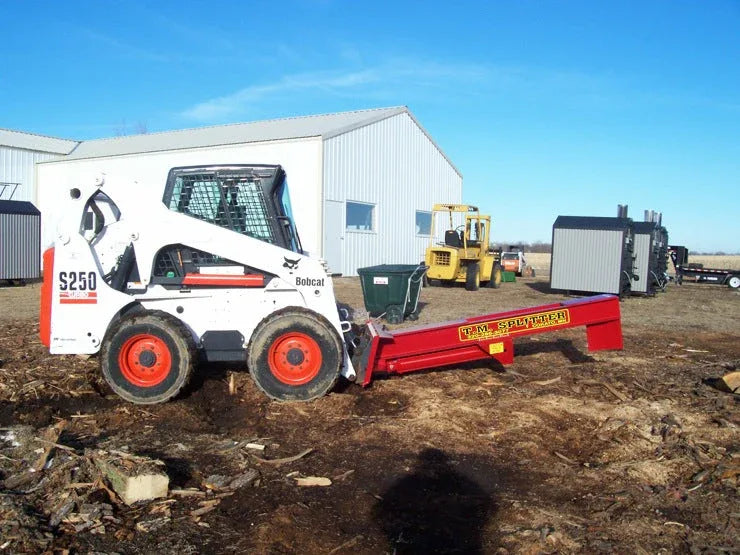 TM Manufacturing Pro SkidSplitter | Commercial Skid Steer Log Splitter, Viewing Window, USA-Made - Log Bear Works