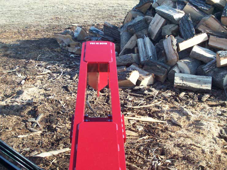 TM Manufacturing Pro SkidSplitter | Commercial Skid Steer Log Splitter, Viewing Window, USA-Made - Log Bear Works