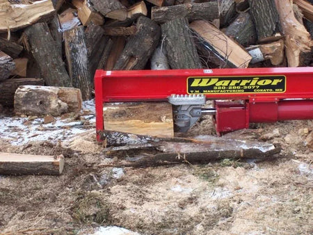 TM Manufacturing Mini Warrior SkidSplitter | Mini Skid Steer Log Splitter, Interchangeable Wedge, USA-Made - Log Bear Works