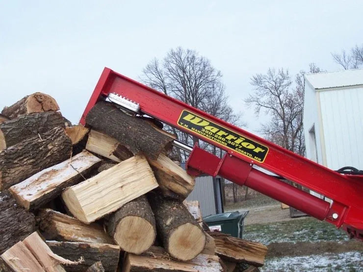 TM Manufacturing Mini Warrior SkidSplitter | Mini Skid Steer Log Splitter, Interchangeable Wedge, USA-Made - Log Bear Works