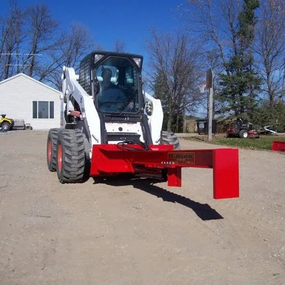 TM Manufacturing Mini Warrior SkidSplitter | Mini Skid Steer Log Splitter, Interchangeable Wedge, USA-Made - Log Bear Works